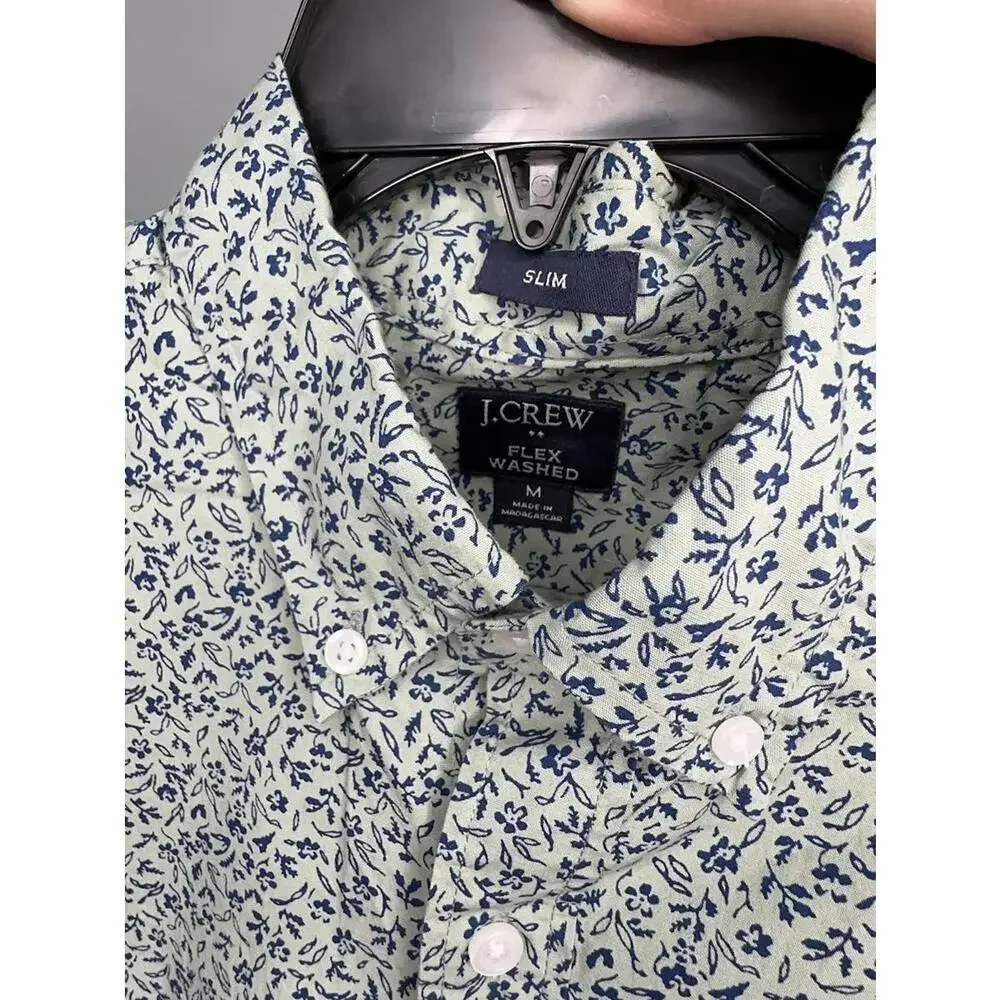 J. Crew Floral Button Down - Sz. M - Picture 3 of 5